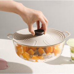 3'lü Vakumlu Silikon Kapak Seti