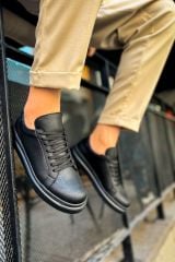 Ch979  Santoni Crt Spor Erkek Ayakkabı Sıyah