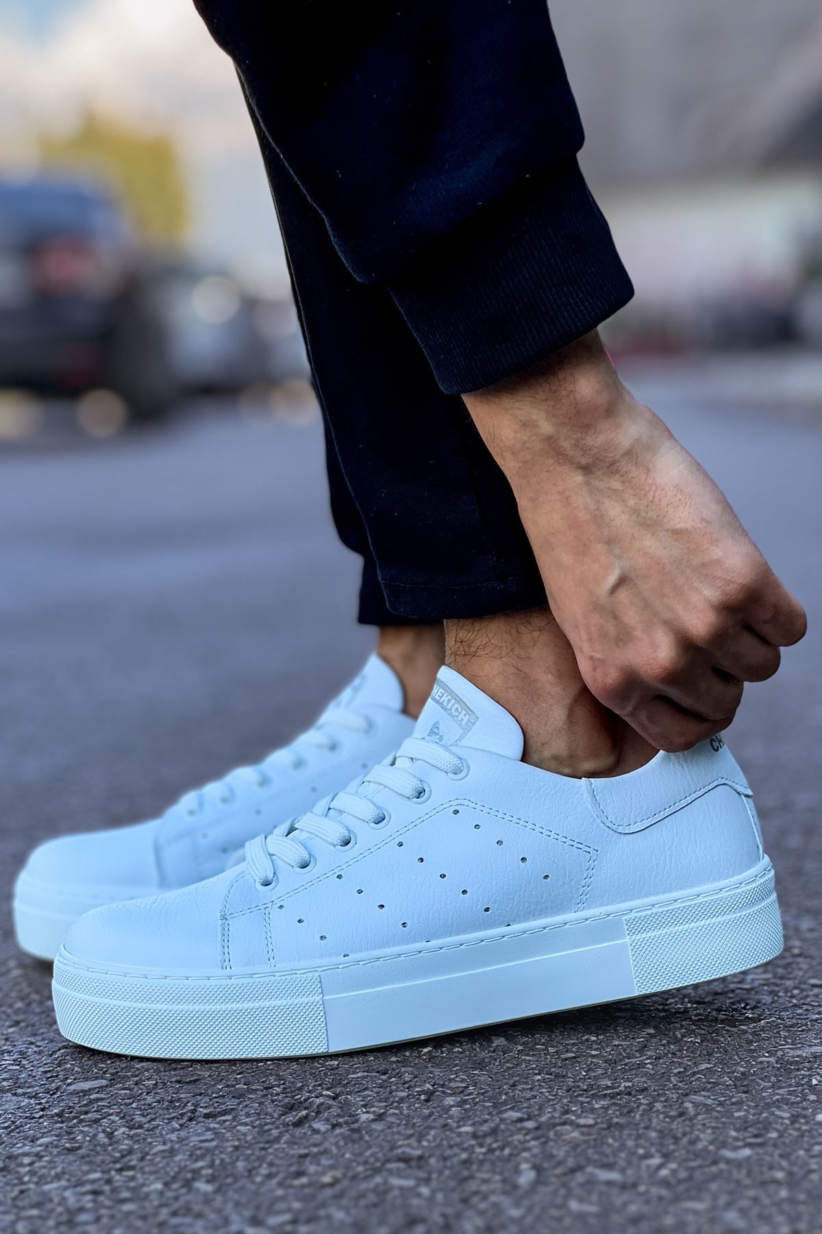 Ch983  Cbt Tennis Erkek Ayakkabı Beyaz