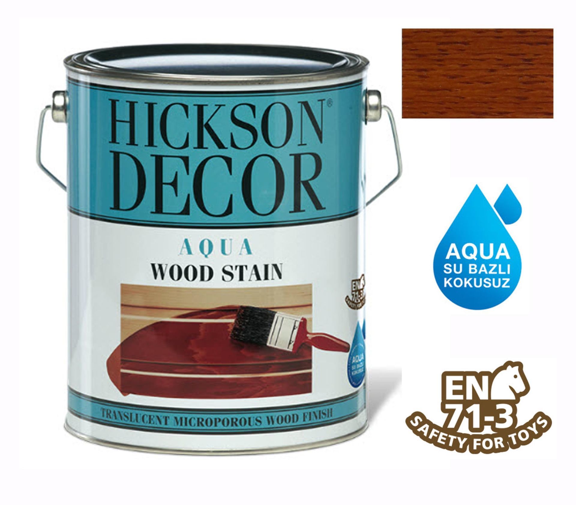 Hickson Decor Aqua Su Bazlı 2,5 Lt Teak