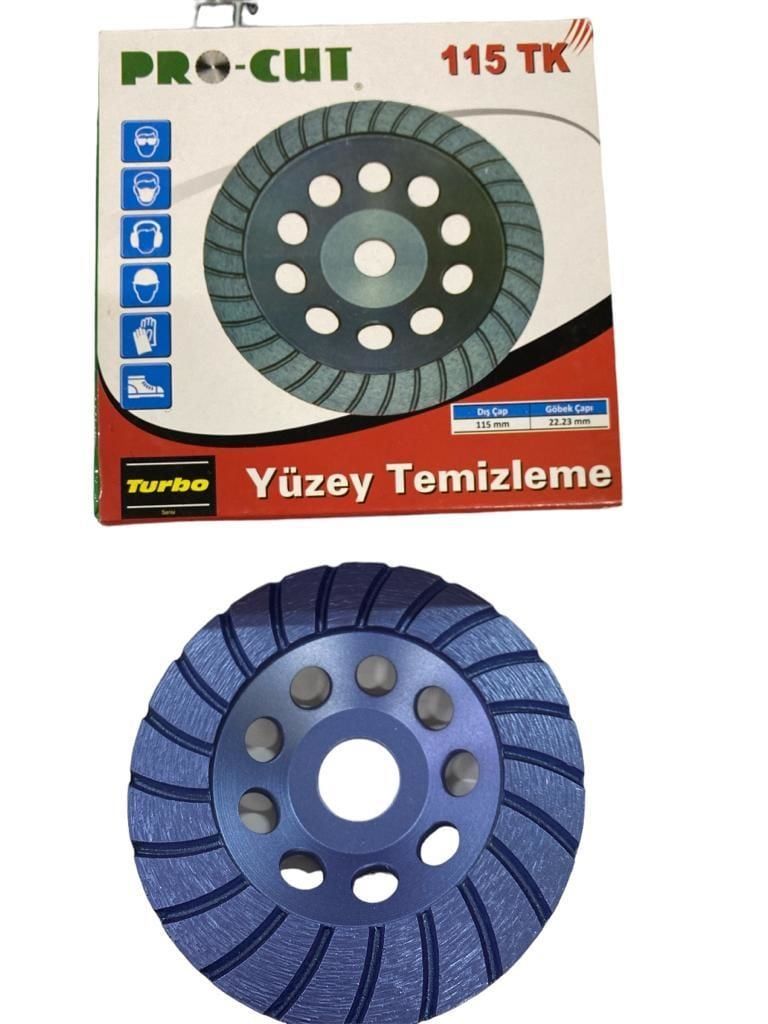 Procut 51185 Turbo Serisi Yüzey Temizleme 115 Mm