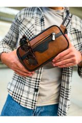 Ch101  Poani Tablet Erkek Çanta Sıyah/Taba