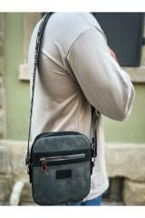 Ch102  Stealht Kare Erkek Çanta Sıyah/Antrasıt