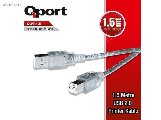 Qport QPr1.5 Usb 2.0 1.5M Yazıcı Kablosu