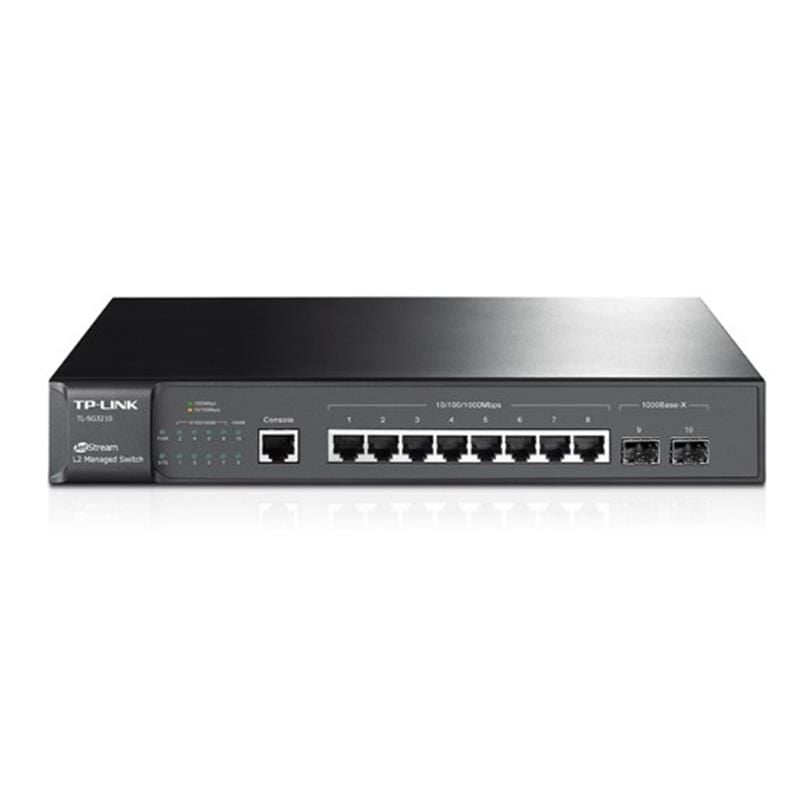 TpLınk Omada TlSg3210 8 Port Gıgabıt+2Xgıgabıt Sfp Uplınk L2+ Yöneti̇lebi̇li̇r Rackmount Swıtch