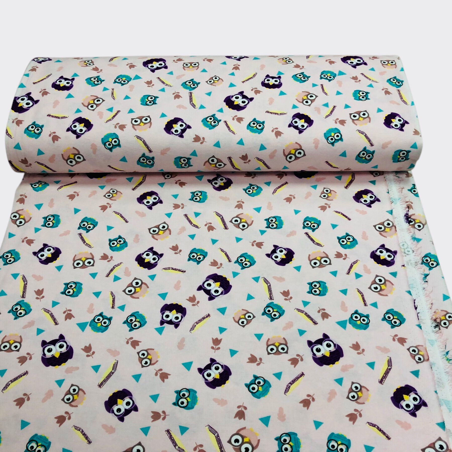 Baykuş Desen Pazen Kumaş