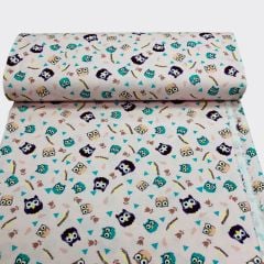 Baykuş Desen Pazen Kumaş