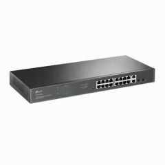 TpLınk TlSg1218Mp 16 Port Gıgabıt+ 2X1Gb Rj45/2Xsfp Combo 250 Metre Poe Mesafe 250W Rackmount Swıtch