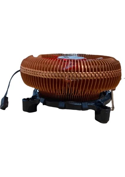 Redrock RR-F12L İntel 1150/1155/1156/775 AMD Bakır Işıklı İşlemci Soğutucusu