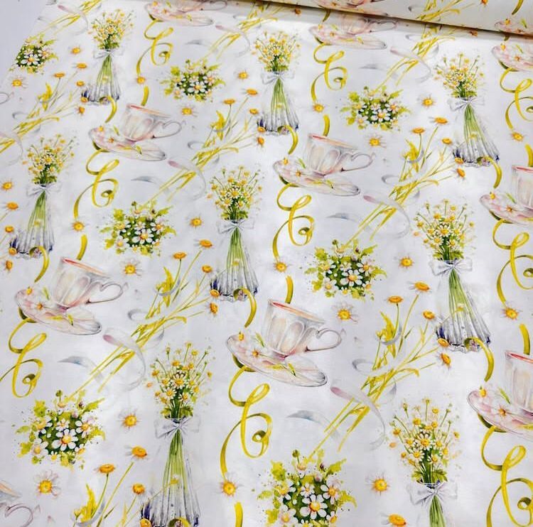 Dijital Baskı Dekoratif Duck Keten