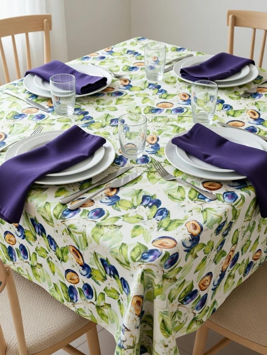 Dijital Baskılı Masa Örtüsü