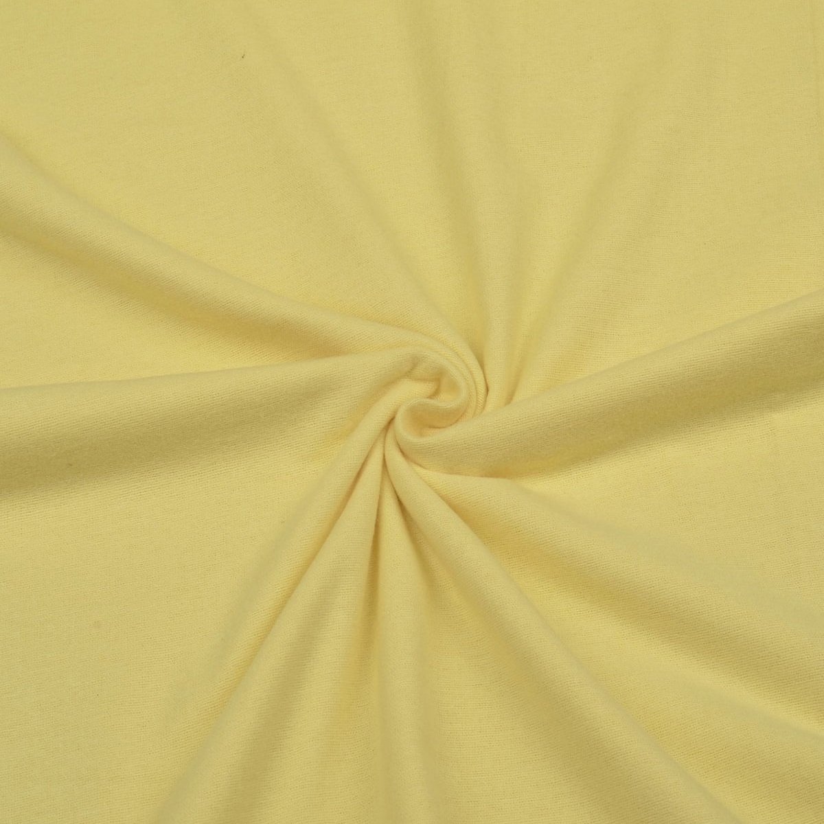 Couleur jaune Flanelle Tissu