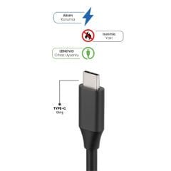 20V 3.25A TypeC 65W Lenovo İçin Laptop Adaptör