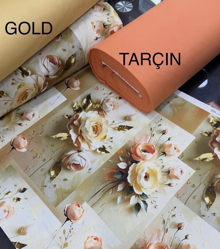 Dijital Baskı Pamuklu Nevresimlik Kumaş