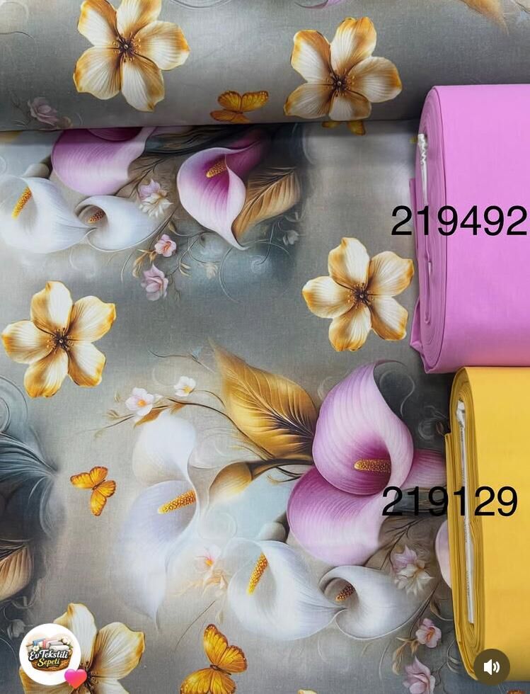 Dijital Baskı Pamuklu Nevresimlik Kumaş