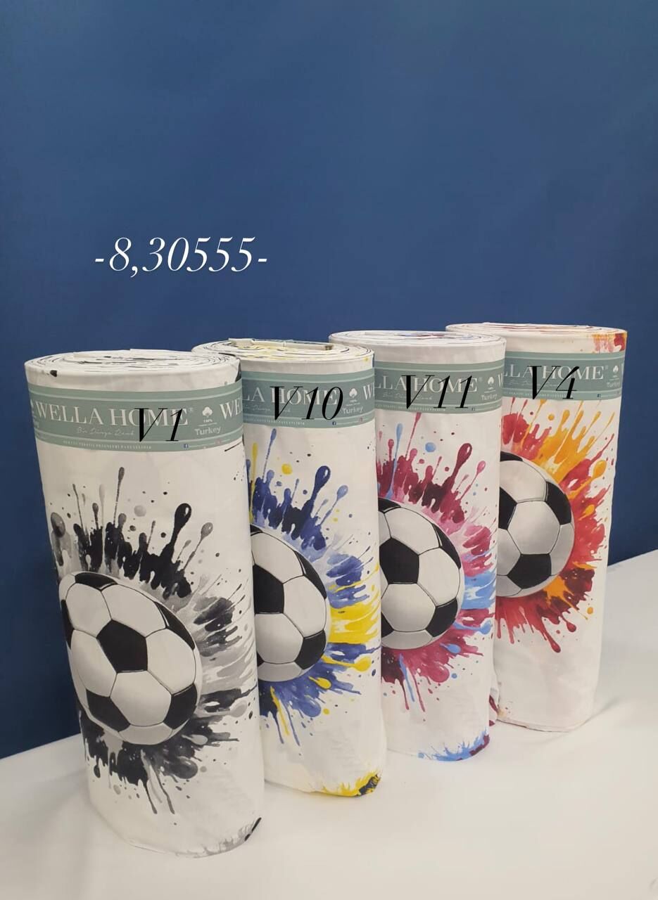 240 cm %100 Pamuklu Desenli Nevresimlik Kumaş & Düz Kombin Seçenekleri