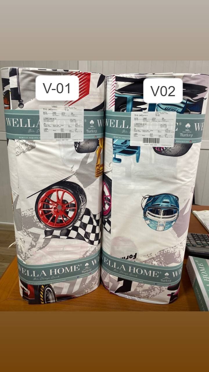 240 cm eninde desenli nevresimlik kumaş top fiyatı