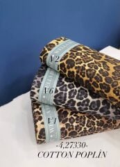 240 cm eninde leopar desen nevresimlik kumaş top fiyatı