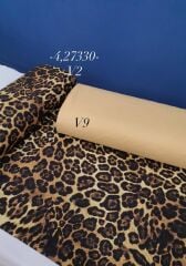 240 cm eninde leopar desen nevresimlik kumaş top fiyatı
