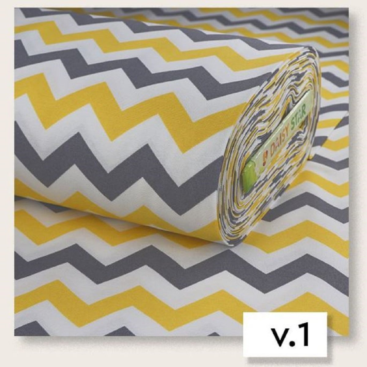 Zigzaglı Duck Keten