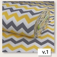 Zigzaglı Duck Keten