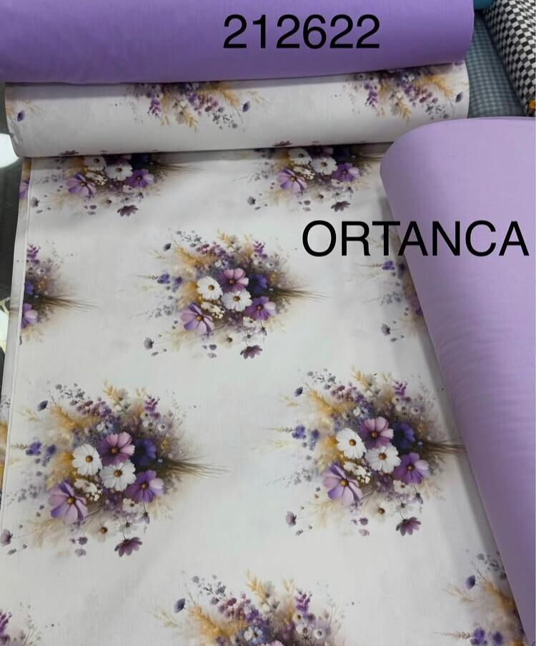 Dijital Baskı Pamuklu Nevresimlik Kumaş