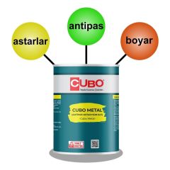 Cubo Metal Pas Boyası Ral 7016 Antrasit Gri̇ 2,5 Litre