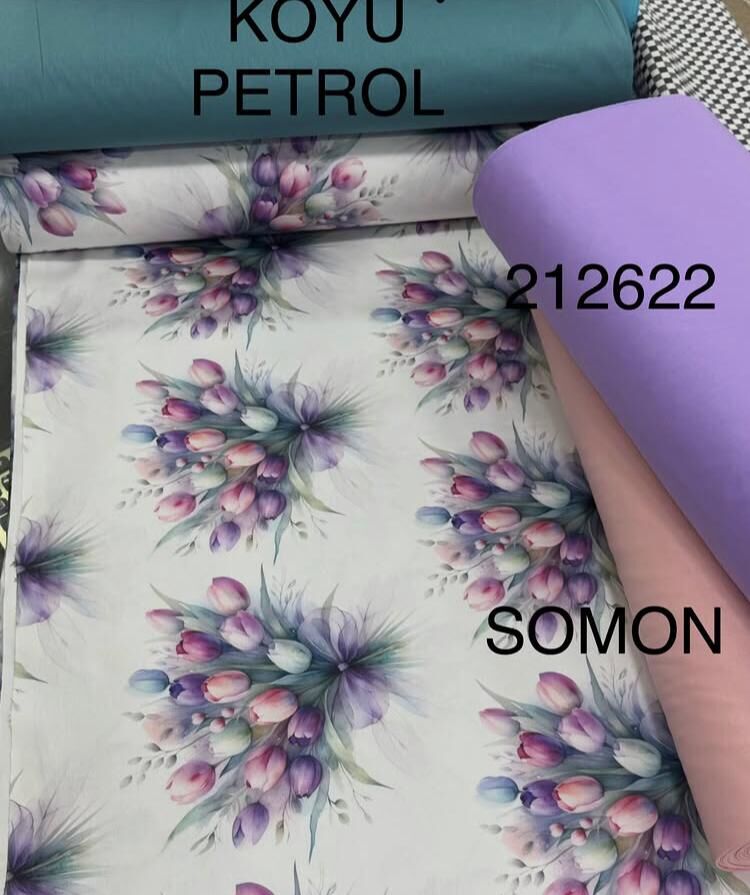 Dijital Baskı Pamuklu Nevresimlik Kumaş