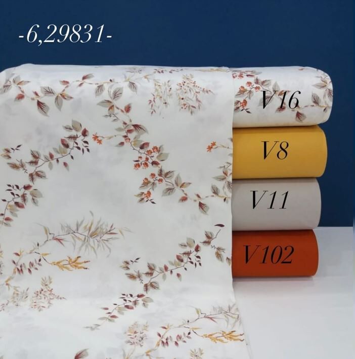 240 cm eninde desenli nevresimlik kumaş top fiyatı V-16