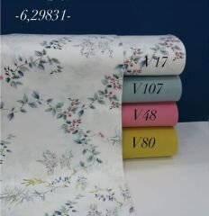 240 cm eninde desenli nevresimlik kumaş top fiyatı V-17