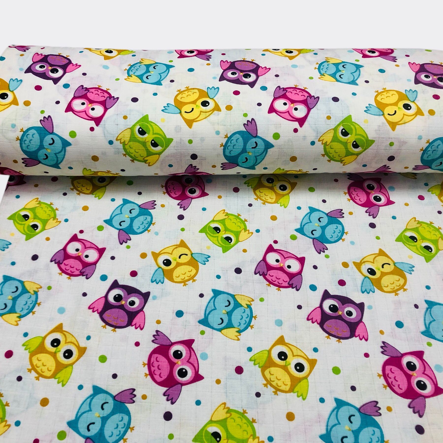 Desenli Müslin Kumaşı