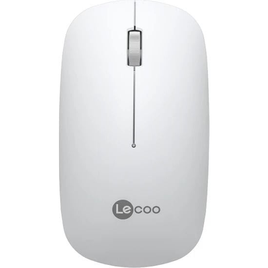 LENOVO LECOO WS214 Kablosuz Optic 1600dpi Beyaz Mouse