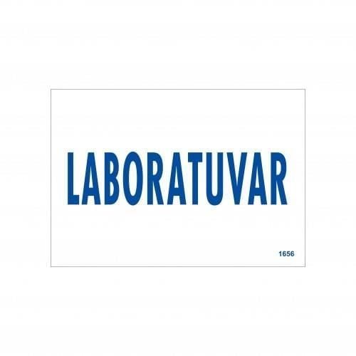 Laboratuvar Uyarı Levhası 17,5X25 Kod:1656