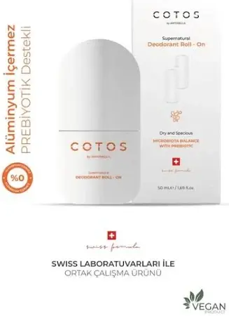 Cotos  Deodorant Rollon (Anti̇per Spi̇rant Doğal Mi̇neral Tuz)