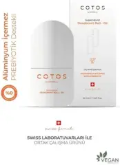 Cotos  Deodorant Rollon (Anti̇per Spi̇rant Doğal Mi̇neral Tuz)
