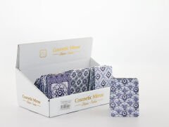 Taşlı Nazar Boncuklu Dikdörtgen El Aynası İnce