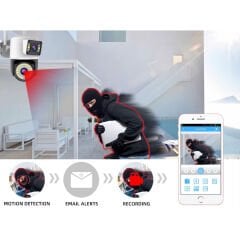 Çift Lensli Dış Mekan WiFi Kamera