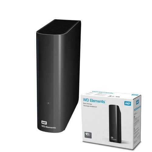 WD 3.5 ELEMENTS 10TB USB 3.0 TAŞINABİLİR DISK SİYAH WDBWLG0100HBK-EESN