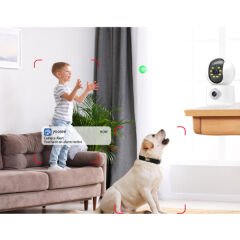 Çift Lensli İç Mekan WiFi Kamera