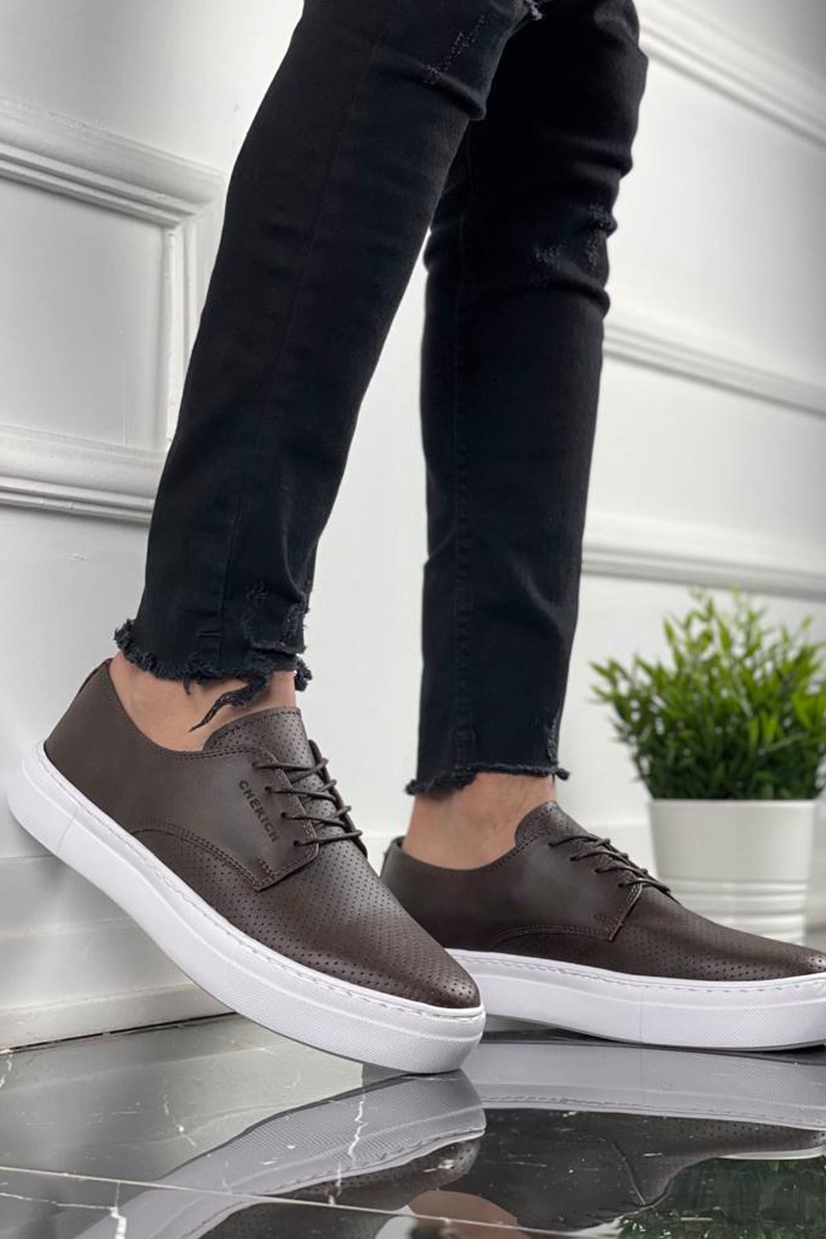 Ch061  Cbt Rex Erkek Ayakkabı Kahve