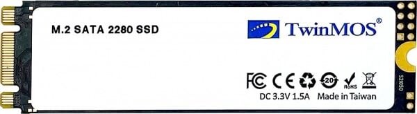 TwinMOS 256GB M.2 SATA3 580Mb-550Mb/s SSD DISK NGFFEGBM2280