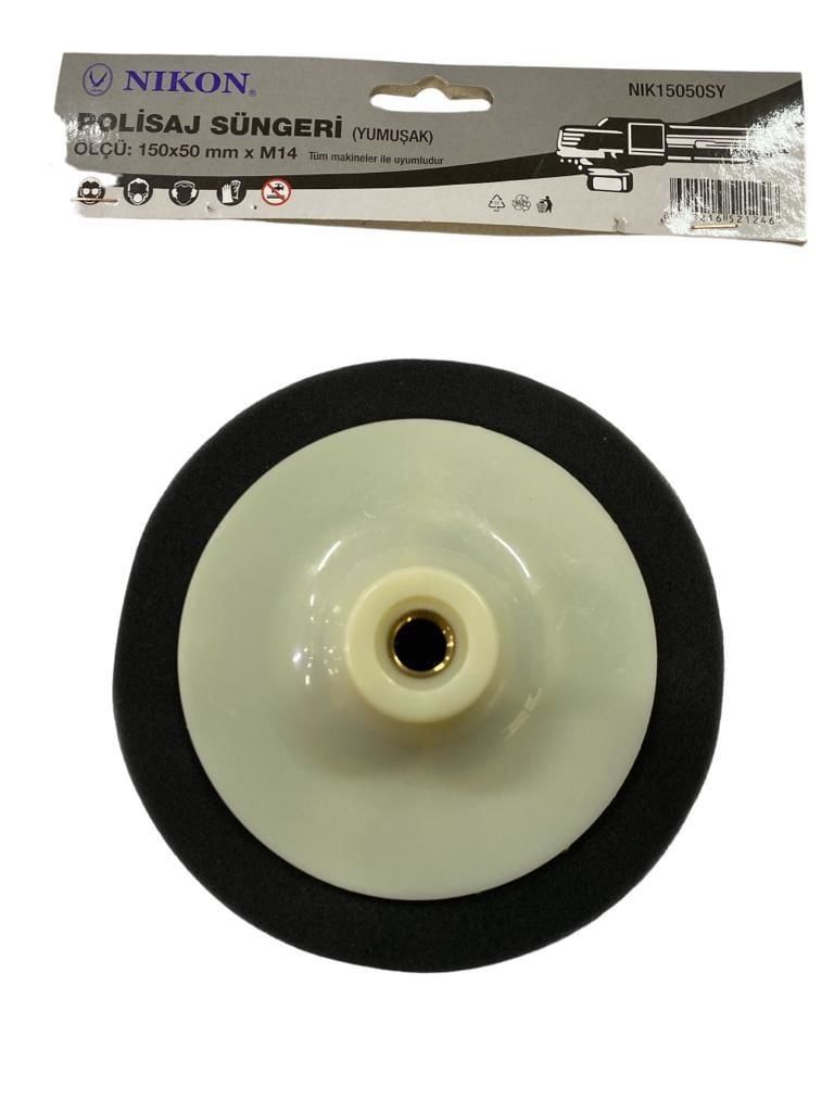 Nikon 15050Sy Polisaj Süngeri 150 Mm Siyah Yumuşak