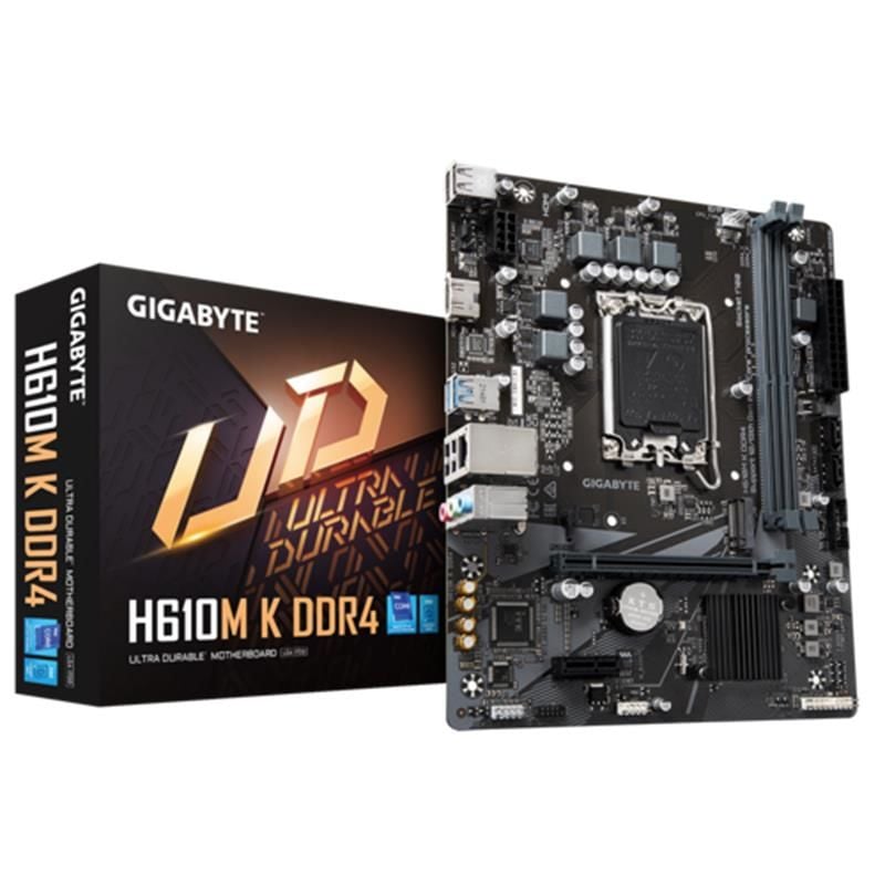 Gıgabyte H610MK Ddr4 3200Mhz 1Xhdmı 1Xm.2 Usb 3.2 Matx 1700P (12. / 13. Ve 14. Nesi̇l İşlemci̇ Uyumlu)