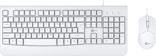 LENOVO LECOO Q Usb Kablolu Beyaz Klavye/Mouse Set CM105