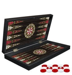 Klasik Sedef İşlemeli Tavla Model 2