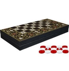 Klasik Sedef İşlemeli Tavla Model 2