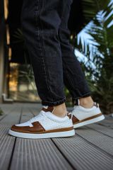 Ch201  Cbt Hercules Erkek Ayakkabı Taba/Beyaz