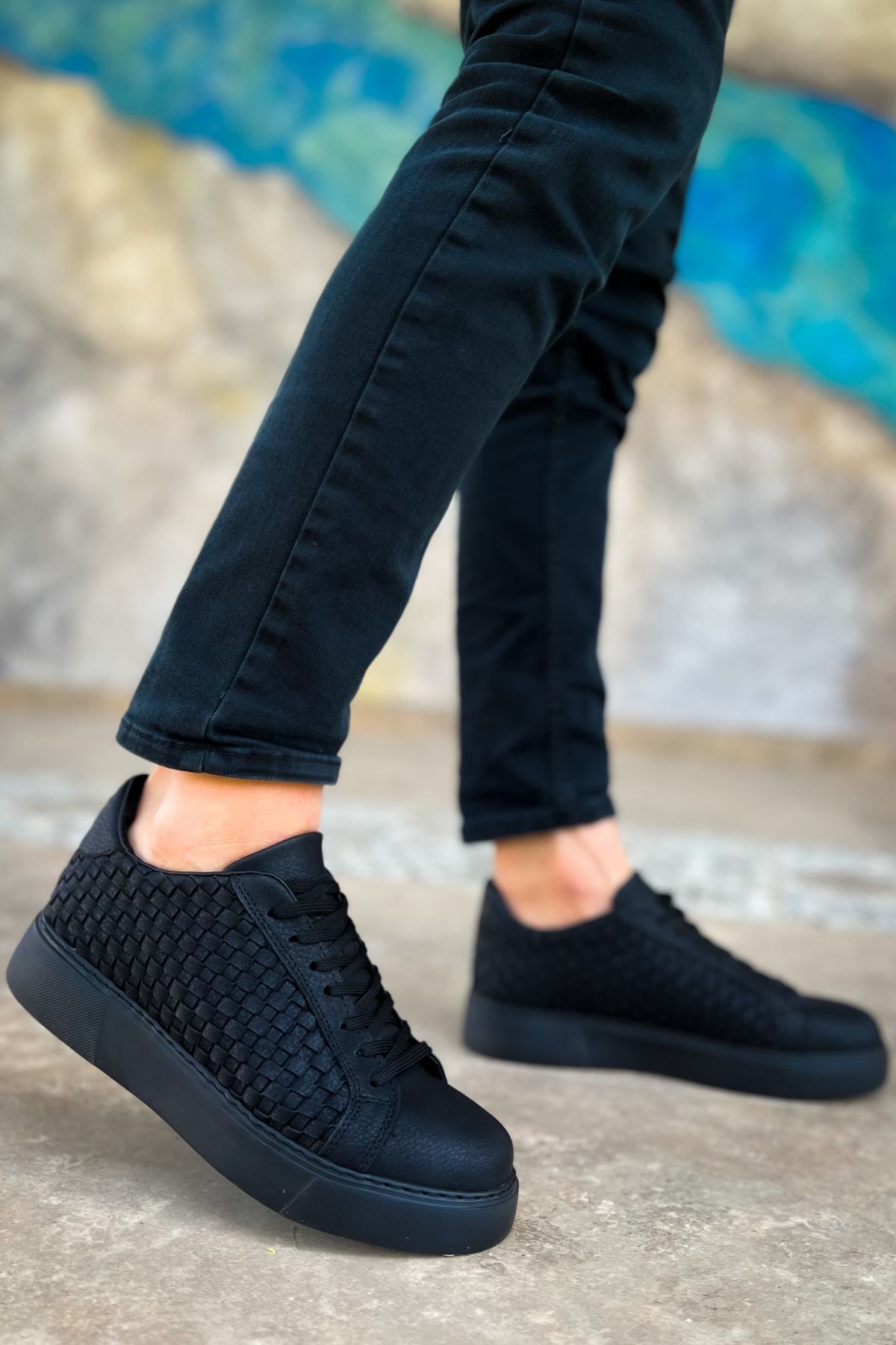 Ch203  Ost Maglieria Erkek Ayakkabı Sıyah