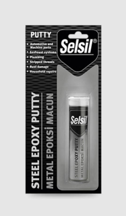 Selsil Metal Putty Epoksi Macun Yapıştırıcı 57 Gr