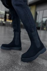 Ch223  Srt Alaska Süet Erkek Bot Sıyah